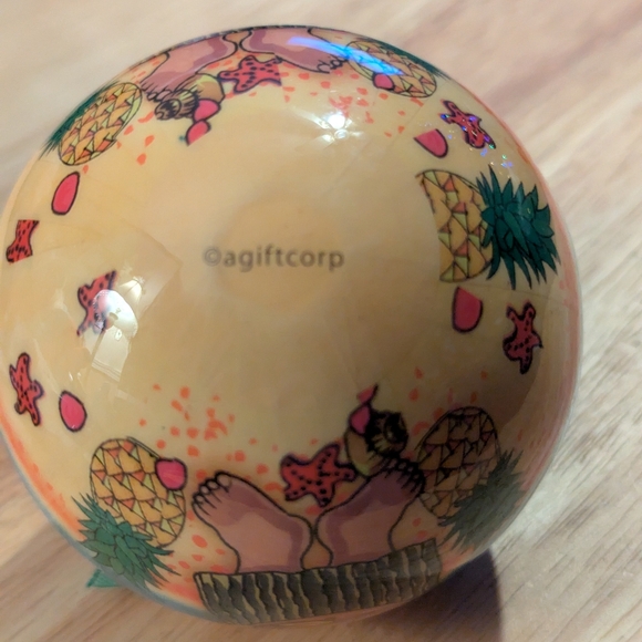 Galveston Island Texas Souvenir Ukulele Santa  Christmas Ornament - Picture 3 of 5